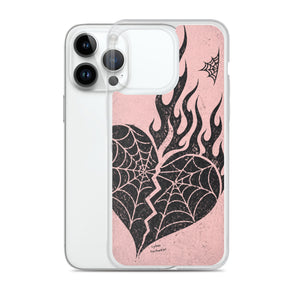 Burning Heart Y2K Phone Case