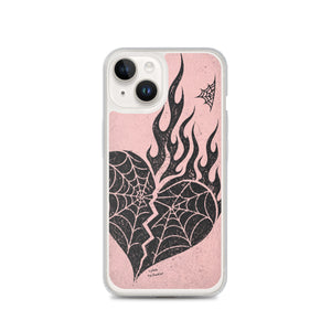 Burning Heart Y2K Phone Case
