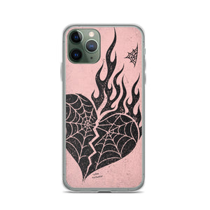Burning Heart Y2K Phone Case