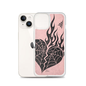 Burning Heart Y2K Phone Case