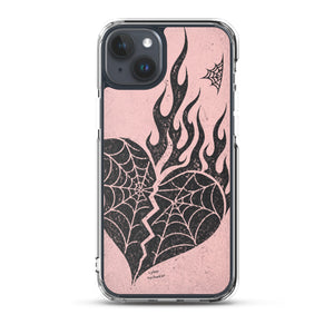 Burning Heart Y2K Phone Case