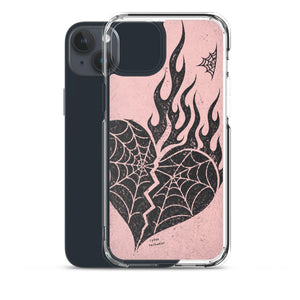 Burning Heart Y2K Phone Case