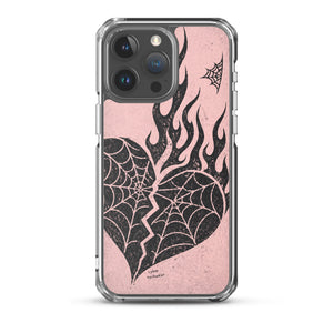 Burning Heart Y2K Phone Case