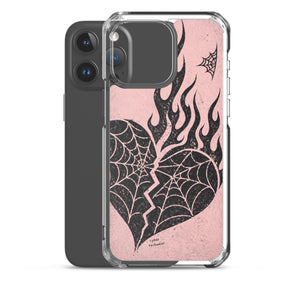 Burning Heart Y2K Phone Case