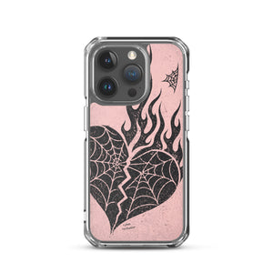 Burning Heart Y2K Phone Case