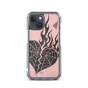 Burning Heart Y2K Phone Case