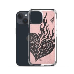 Burning Heart Y2K Phone Case