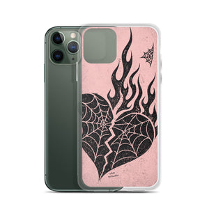 Burning Heart Y2K Phone Case
