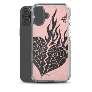 Burning Heart Y2K Phone Case