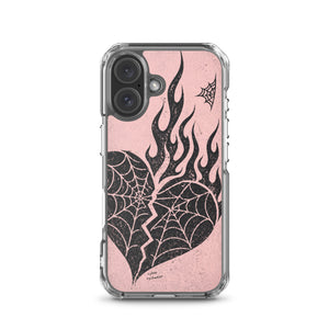 Burning Heart Y2K Phone Case