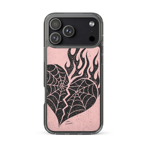 Burning Heart Y2K Phone Case