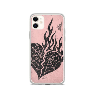 Burning Heart Y2K Phone Case
