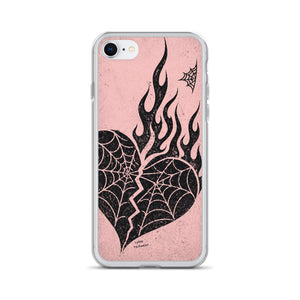 Burning Heart Y2K Phone Case