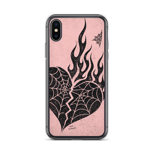 Burning Heart Y2K Phone Case