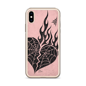 Burning Heart Y2K Phone Case