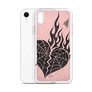 Burning Heart Y2K Phone Case