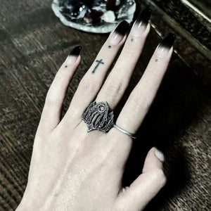 Burnt Cathedral Gothic Ring — photo 4