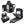 Black business backpack with a structured shell body and side water bottle pocket