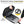 Black business backpack with a structured shell body and side water bottle pocket