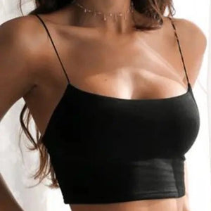 Bustier Sleeveless Crop Top