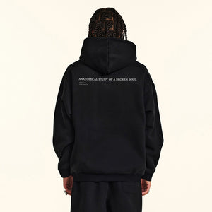 Butterfly Skeleton Graphic Y2K Hoodie