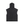 Back of the Butterfly Sleeveless Hoodie Y2K laid flat, plain washed black with the hood and raw shoulders