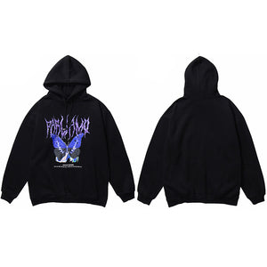 Butterfly Y2k Hoodie Oversized
