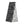 Black and white calligraphy techwear scarf in faux fur