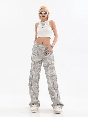 Camo baggy cargo pants