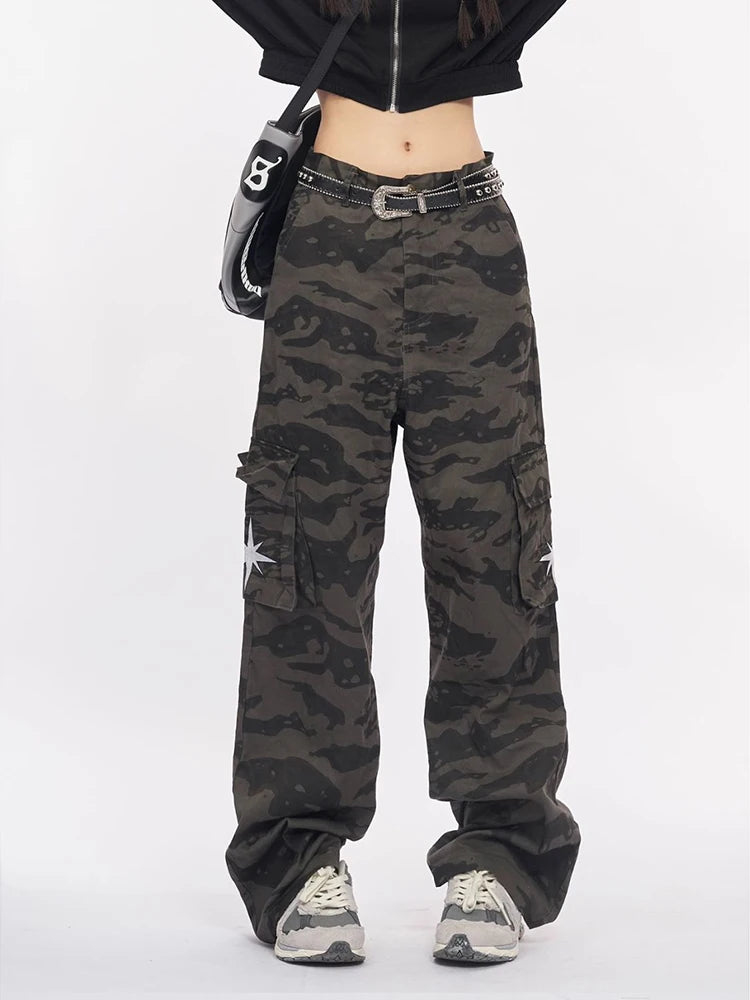 Rue21 Camo Print Baggy Belted Cargo Pants | Hamilton Place