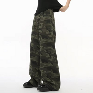 Camo Baggy Jeans Y2k