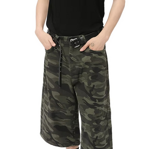 Camo Calf-Length Y2k Jeans