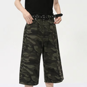 Camo Calf-Length Y2k Jeans