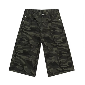 Camo Calf-Length Y2k Jeans