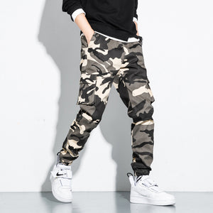 Camo Cargo Cyberpunk Pants