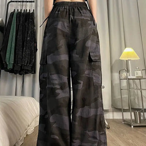 Camo cargo fashion pants