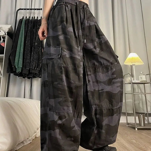 Camo cargo fashion pants