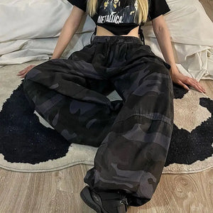Camo cargo fashion pants