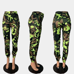 Camo Cargo Pants Army Green