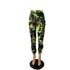 Camo Cargo Pants Army Green