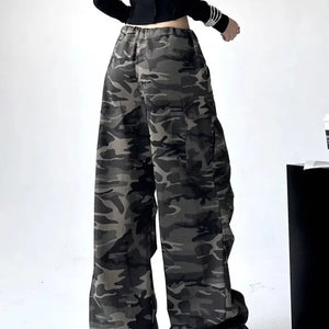 Camo cargo pants baggy