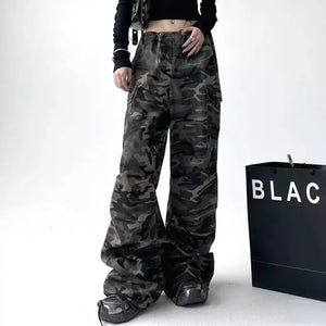 Camo cargo pants baggy