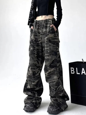 Camo cargo pants baggy