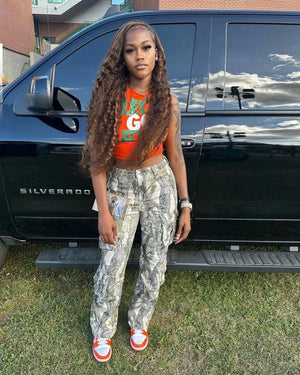 Camo Cargo Pants Casual