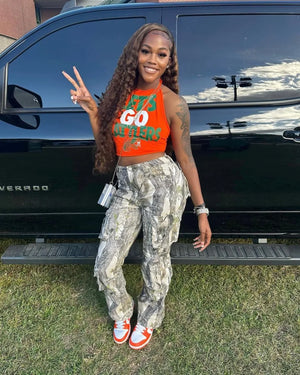 Camo Cargo Pants Casual