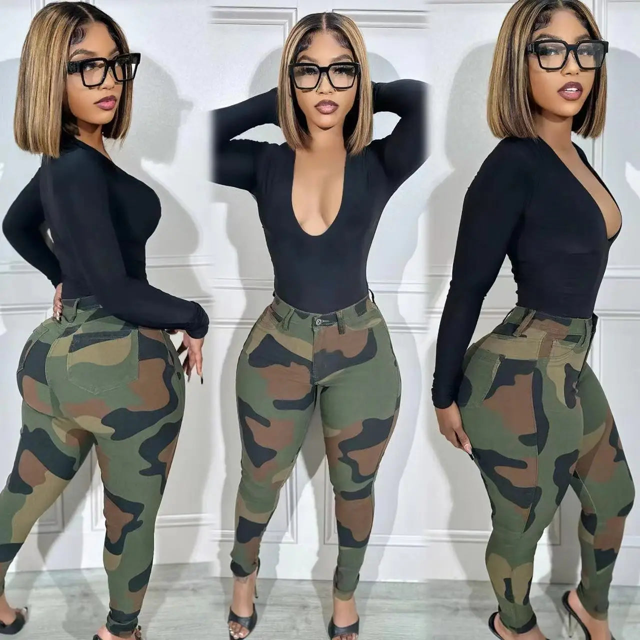 Weekend Wear: Camo Jeans - Curves and Confidence
