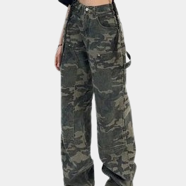 Camo Cargo Pants Jeans