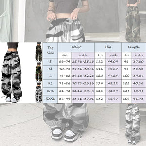 Camo Cargo Pants Joggers