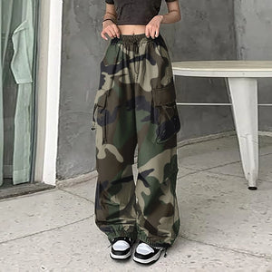 Camo Cargo Pants Joggers