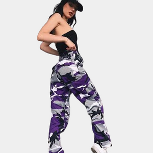 Camo Cargo Pants Pink